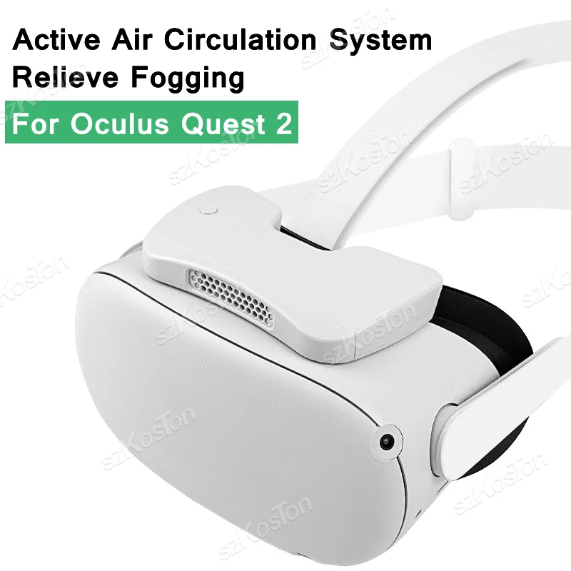 

F2 Active Ventilation System For Oculus Quest 2 Cooling Fan Relieve Lens Fogging Facial Interface For Oculus Quest 2 Accessories