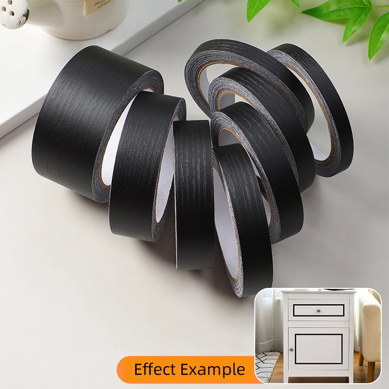 Утолщенная наклейка с имитацией черного дерева красивые края древесины