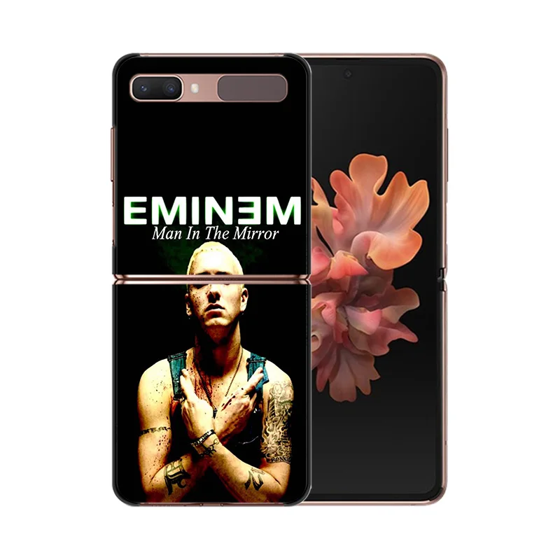 Жесткие чехлы для телефонов Роскошный чехол телефона Eminem RAP GOD Samsung ZFlip6 5G Galaxy Z Flip5