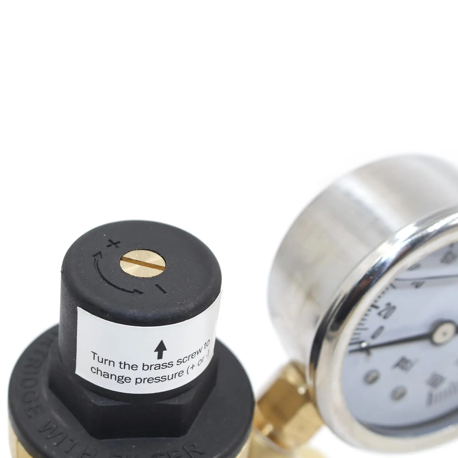 Клапан давления воды с манометром Прицеп Редукционный клапан в саду