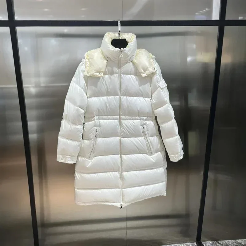 Moncl * r женский зимний пуховик на толстой молнии лучшие пуховики 90 гусиный пух