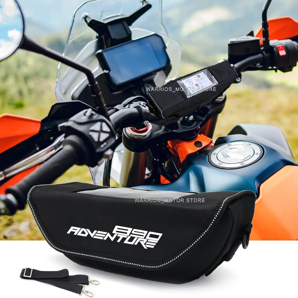 

For 890 Adventure R 890ADV 890 2020 2021 2022 2023 Motorcycle Handlebar bag waterproof handlebar travel navigation bag