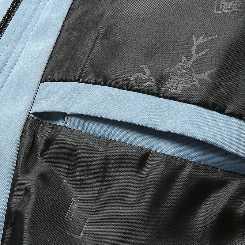 Cotton Padded Thick Parkas Jackets Men Streetwear Hip Hop Patchwork Warm Coats Fashion Harajuku Outwear Male Winter Windbreaker