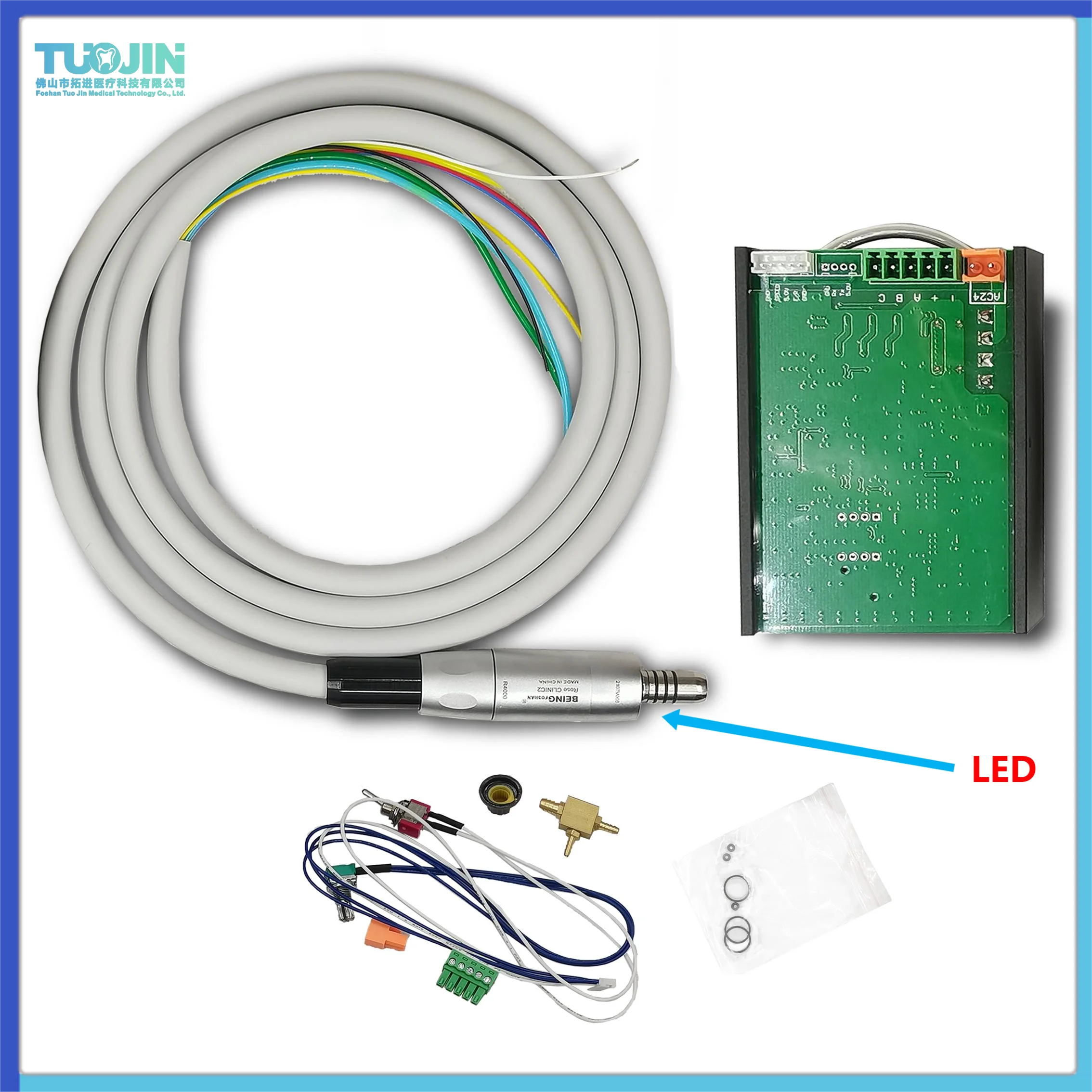 Микромотор TJ Be R4000 Электрический микромотор Стоматологический мотор