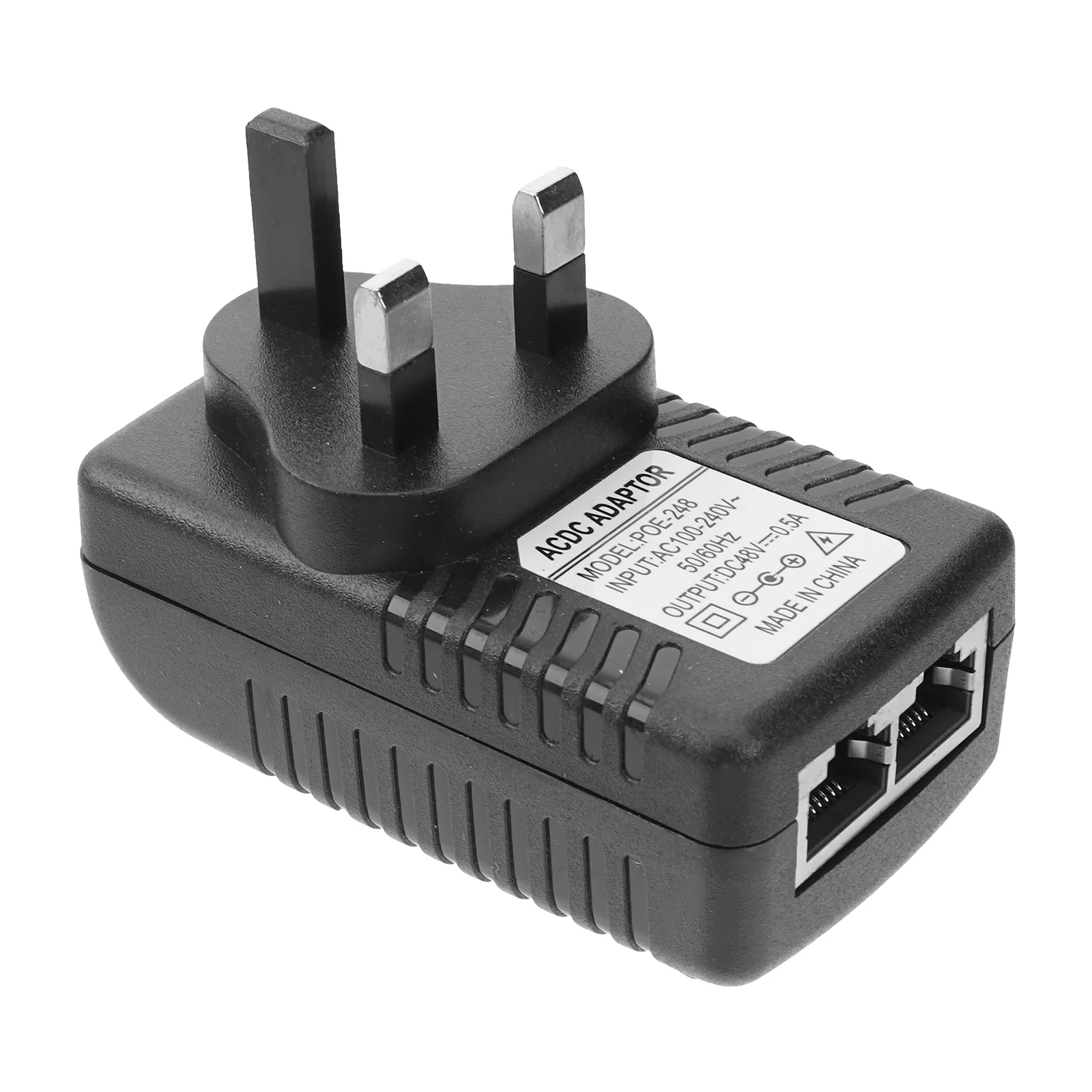 Фото Адаптер питания 48 В 0,5 А постоянного тока Ethernet-инжектор для устройств, защита от перенапряжения и короткого замыкания, сертифицированный En60950 №4
