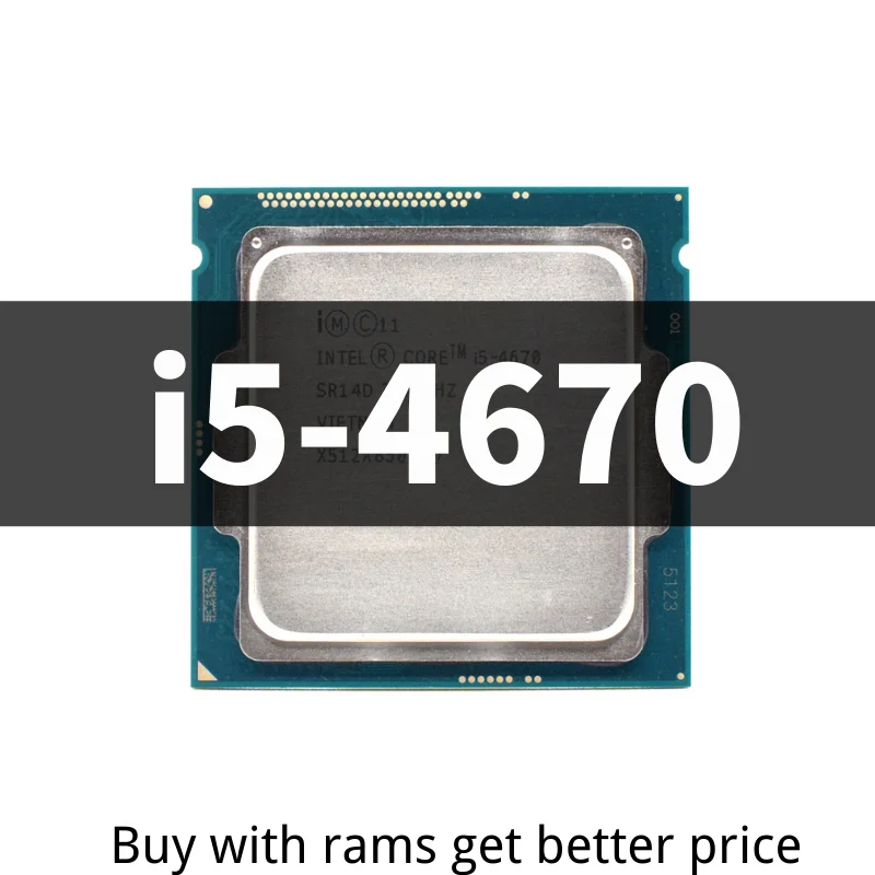 

Четырехъядерный процессор Core i5 4670 3,4 ГГц 6 Мб разъем LGA 1150 процессор SR14D