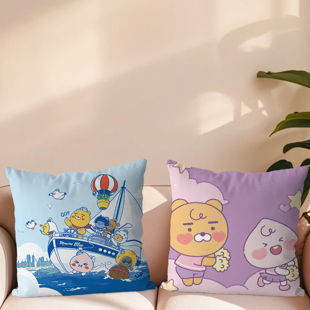 Милая наволочка с рисунком K-Kakao F-Friends диван гостиная спальня изголовье спинка