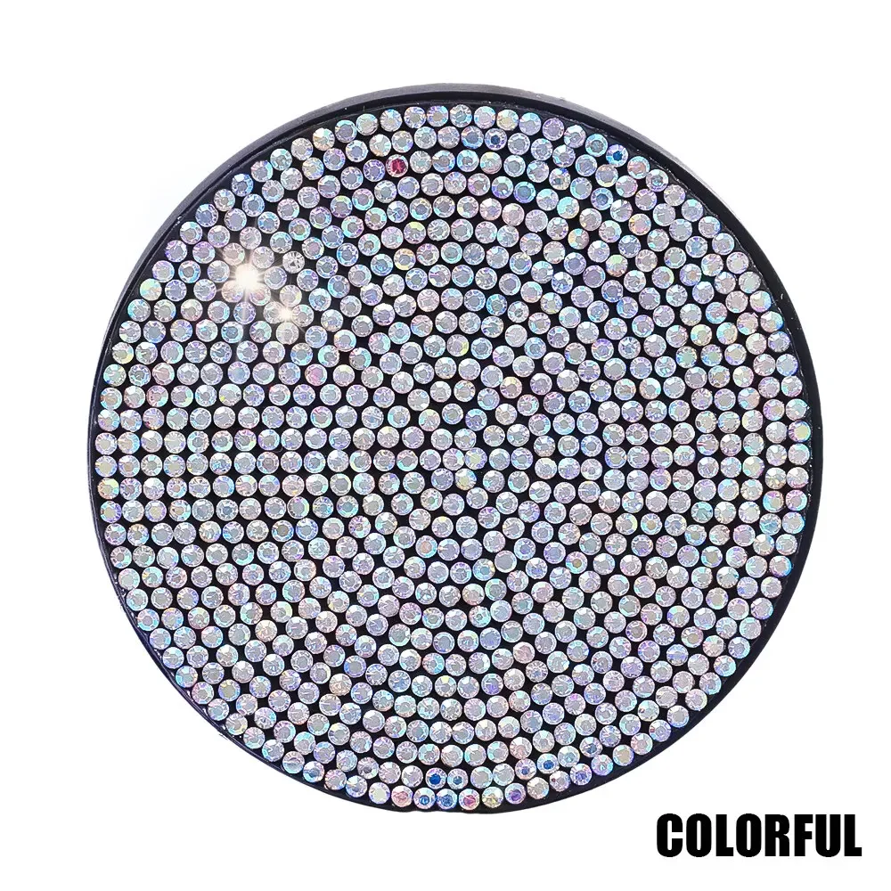 

Алмазная автомобильная подставка для чашки с водой, противоскользящий коврик, блестящая автомобильная подставка для чашки, черный, розовый, силиконовый коврик, держатель для чашки, коврик, авто украшение автомобиля