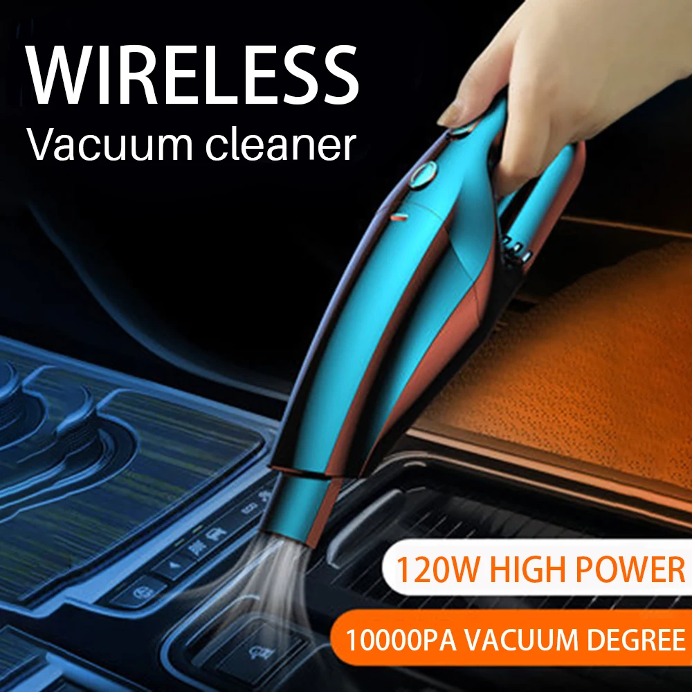 

10000Pa Car Vacuum Cleaner Automobile Auto Handheld Vacuum Cleaner Dry / Wet Portable Duster Indoor Home Car interior Powerful