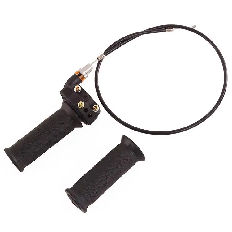 

Throttle Grip With Cable Kit Visible Throttle Seat Handle Cover 49cc Mini Small 4 Wheeler Quad For Handlebar Bike Motocross Part