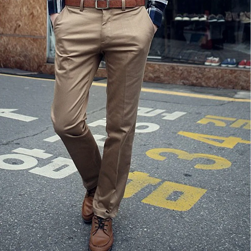 Top Quality 2022 Fashion Spring Autumn Business Straight Casual Wedding Bridegroom Trousers Men Sweatpants Pantalon Homme