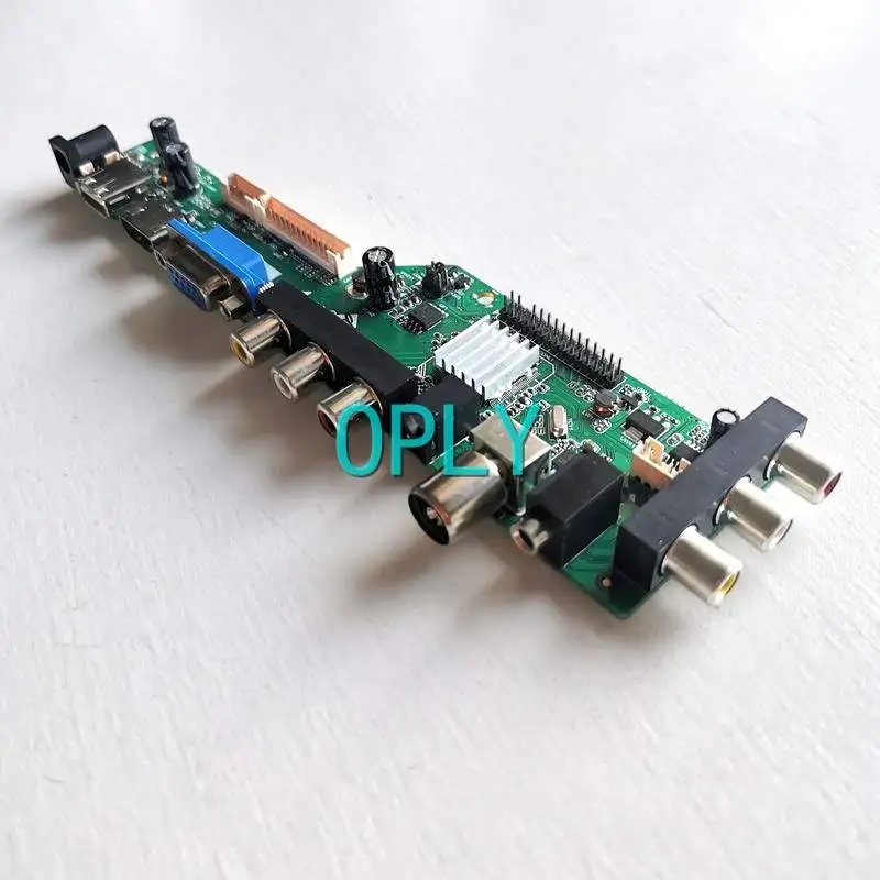 Плата контроллера матрицы цифрового ЖК-дисплея DVB подходит для LTN101AT03 M101NWN8 VGA HDMI-совместимый AV RF USB 10,1 "Комплект «сделай сам» 40 Pin LVDS 1366*768