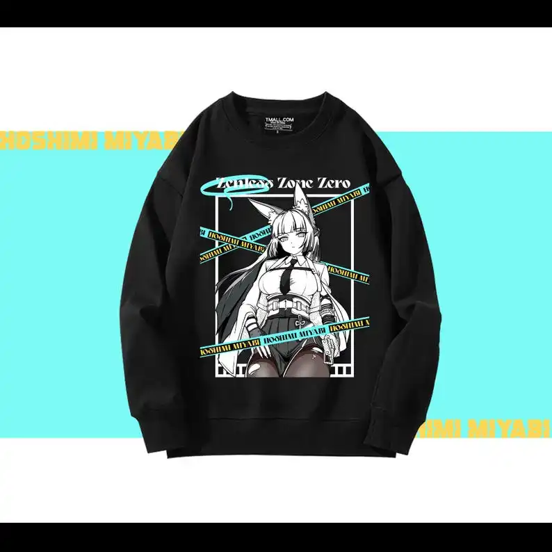 Свитшот с принтом в стиле Zenless Zone размер S - XL цвет ассортименте