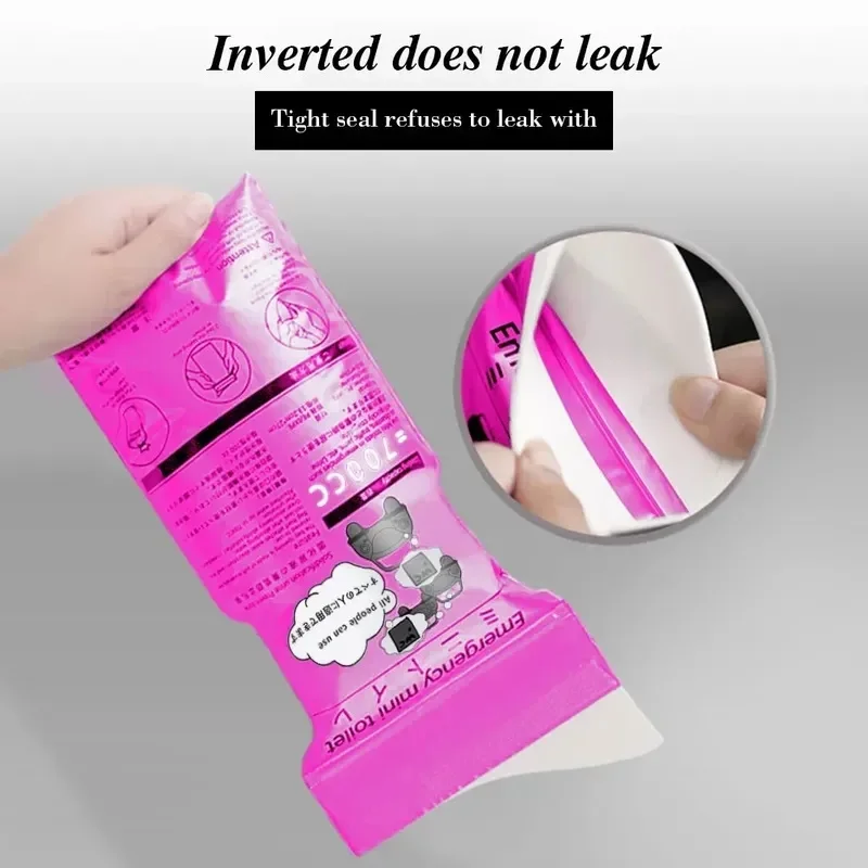 700 мл аварийные пакеты для мочеиспускания унисекс одноразовые мобильные