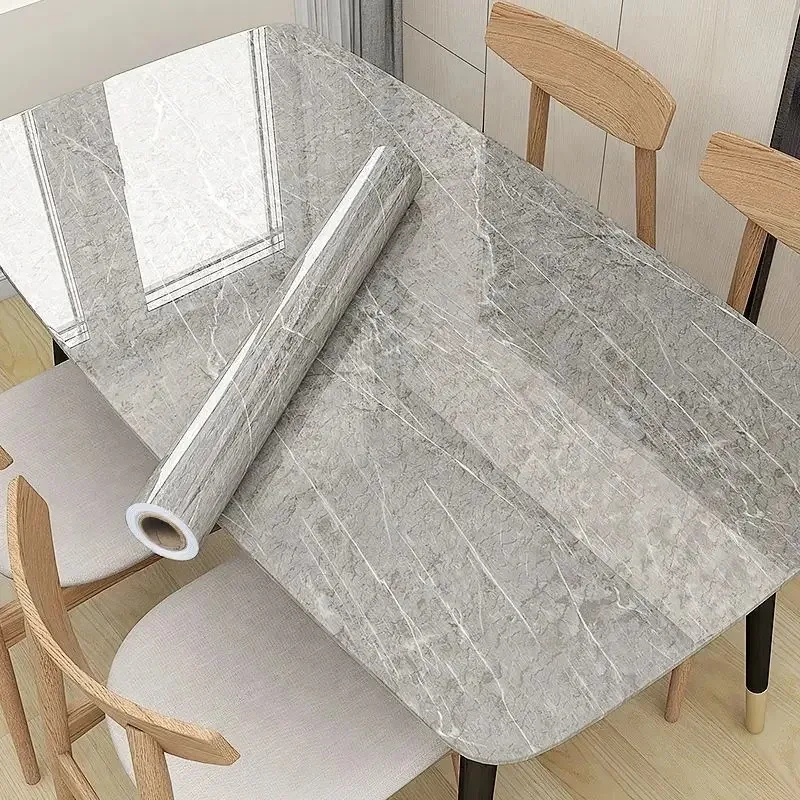 Матовые Мраморные Наклейки На Стену Золотисто-белые Столешницы