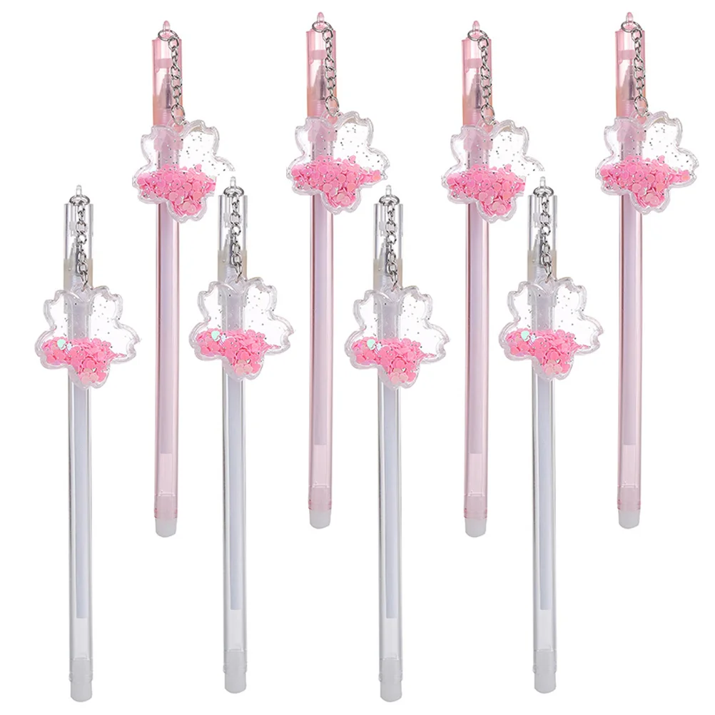 

8PCS Lovely Pens Writing Set Random Pattern Office Stationery Pen