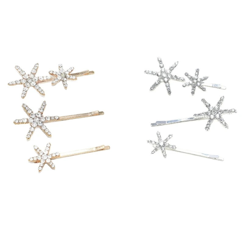 

One Word Hair Clip for Girls Shinning Glitter Star Teens Hair Clip NEW