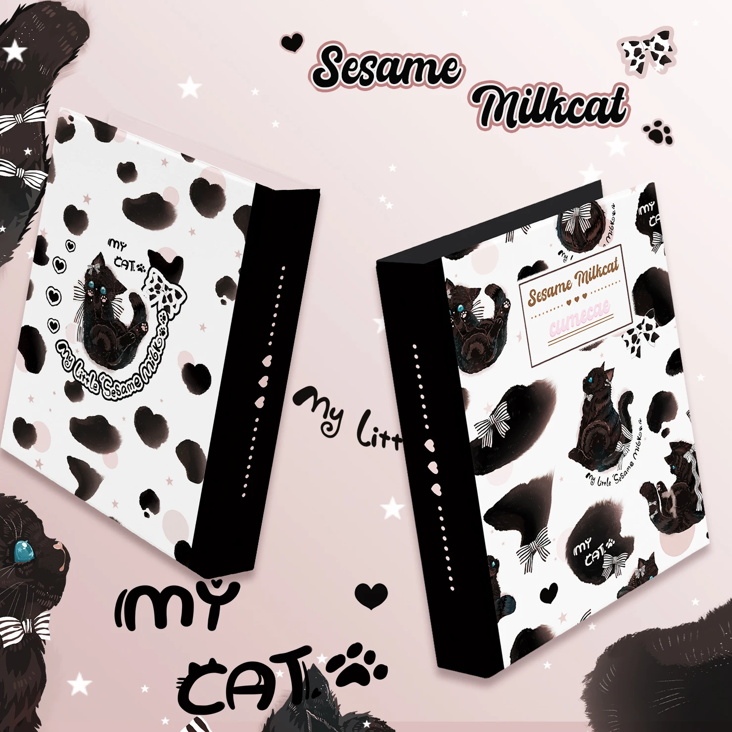 

HITUZE Альбом для фотокарточек Black Cat A5