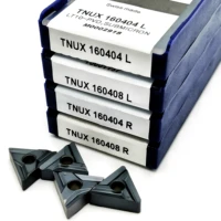 tnux160404lr lt10 tnux160408lr lt10 cnc lathe carbide tool high quality metal chipbreaker turning tool tnux16040