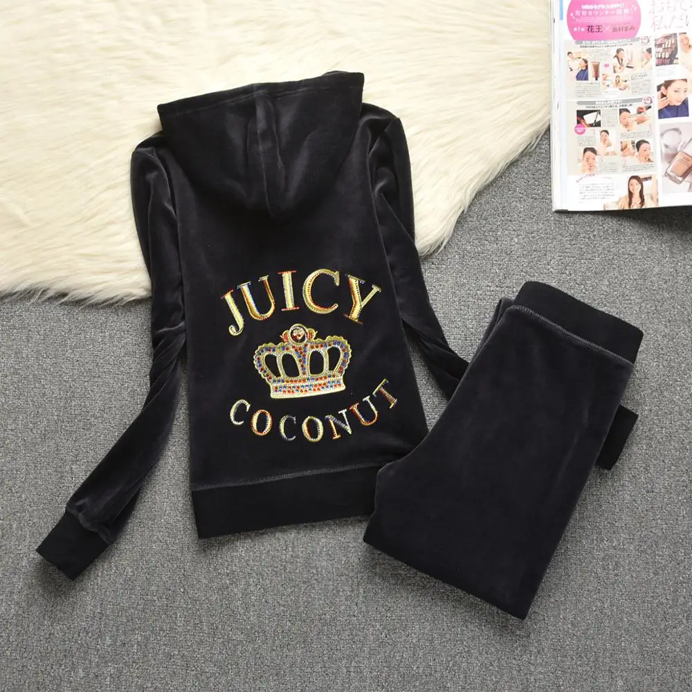 

2Pcs Set Women Sport Tracksuit Zipper Hoodies Sweatshirt Pants Jogger Sportwear Ladies Casual Sweat Autumn Streetwear Suit