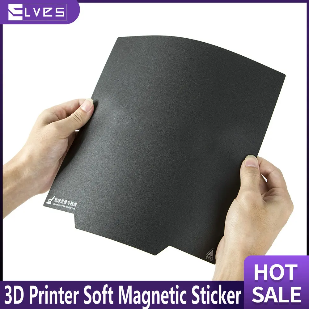 

ELVES 3D Printer Parts Magnetic Print Bed Tape 235X235/310x310mm Heatbed Sticker Hot Bed Build Plate Surface Flex Plate