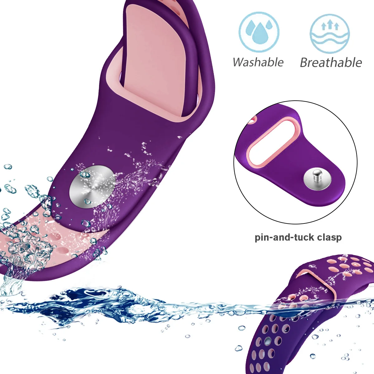 Breathable Silicone Strap For Huami Amazfit T-Rex Smart Watch Band Sports Bracelet For Xiaomi Amazfit T-Rex T Rex Pro Correa