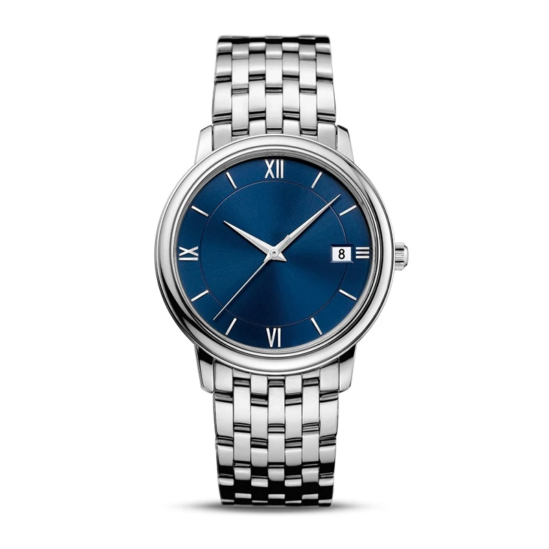 

Автоматические механические мужские часы с синей бабочкой