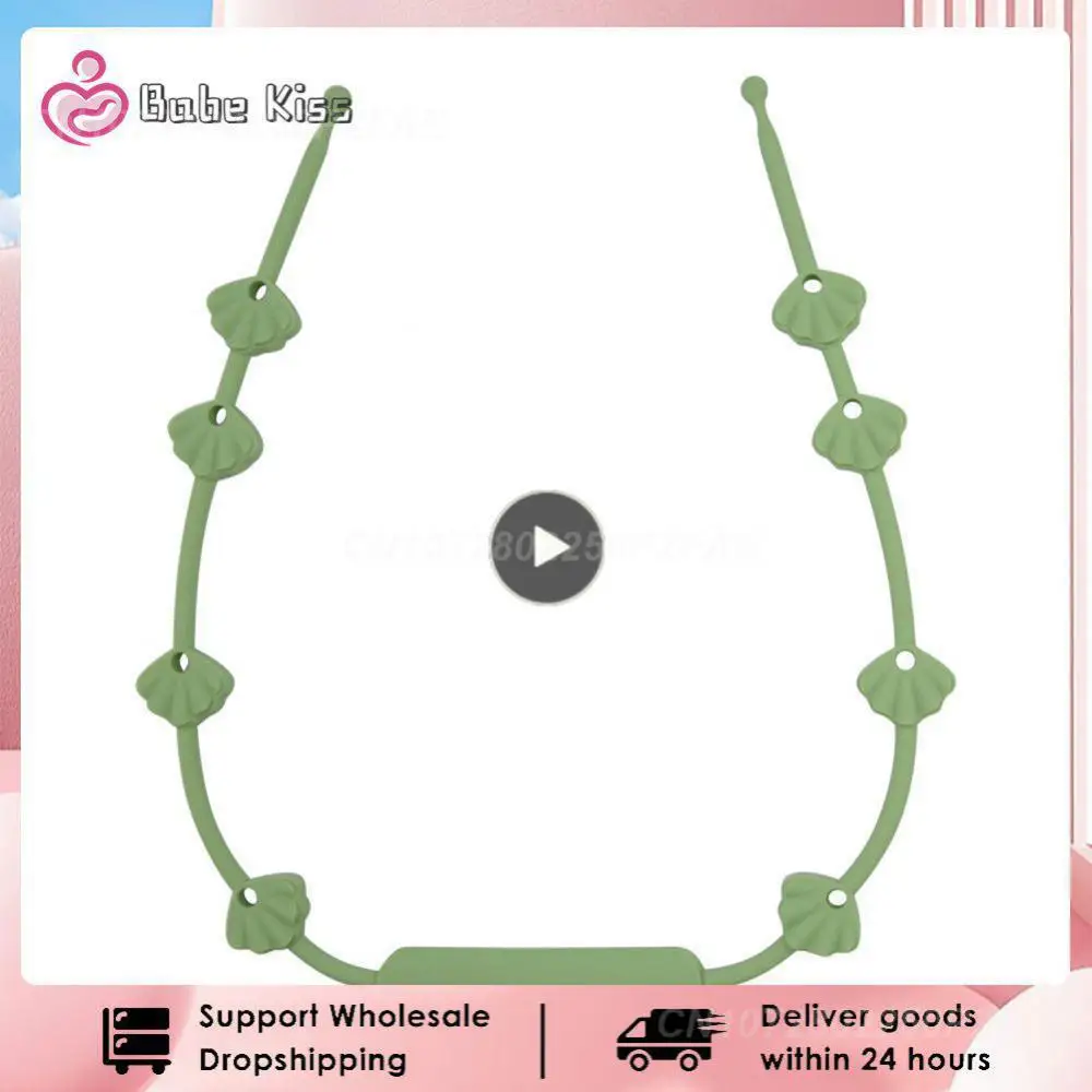 

Colorful Pacifier Anti-drop Chain Silicone Lanyard Chain Protable Baby Pacifier Chain Pacifier Baby Toy Gum Anti-drop Rope