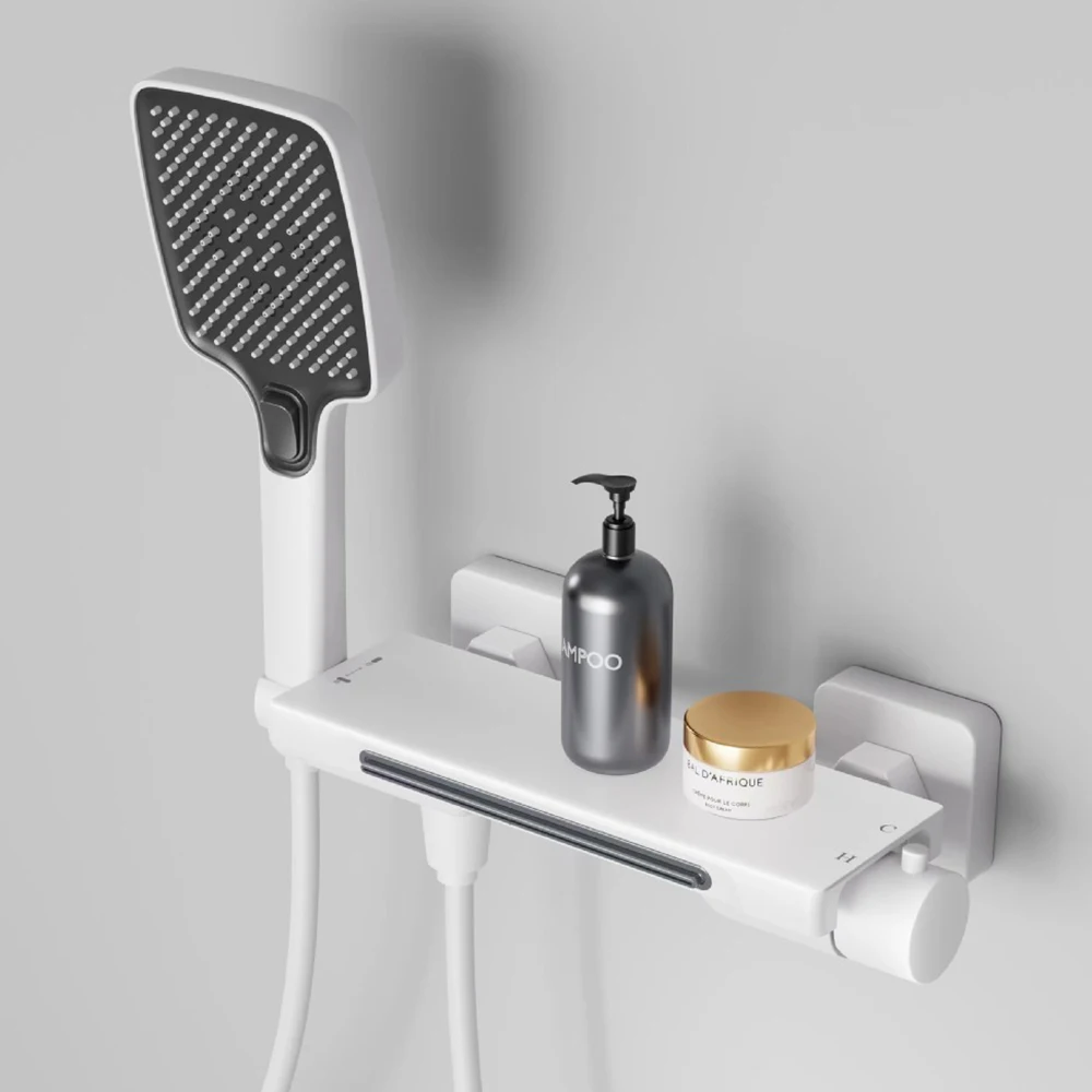 

Смеситель для ванной JIEFADZ серый современный однорукий