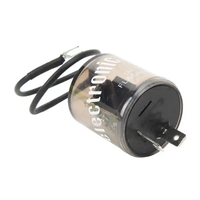 

2Pin Electronic Flasher Relay LED Turn Signal Lights Bulbs Relay DC12V Universal for Car Motorcycle Switch