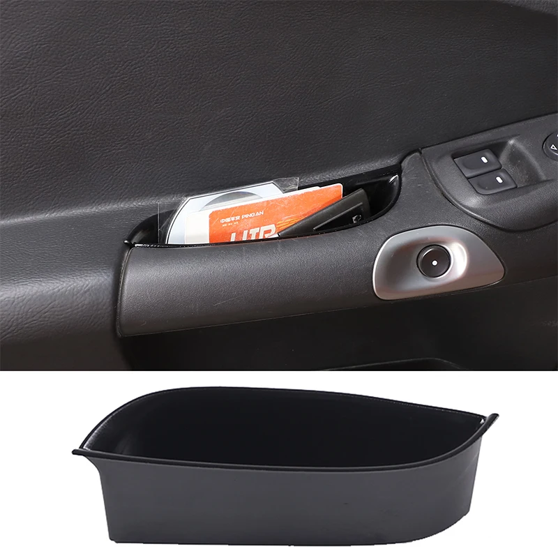 

For Chevrolet Corvette C6 2005-2013 ABS Black Door Handle Storage Box Multifunctional Storage Box Car Interior Accessories