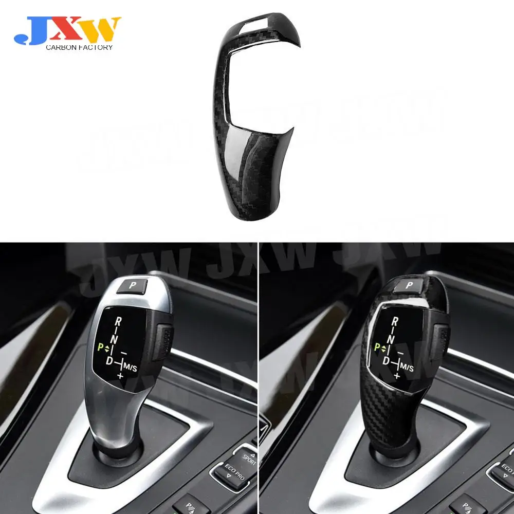 Крышка ручки переключения передач из углеродного волокна для BMW 1 2 3 4 серии F20 F30 F32