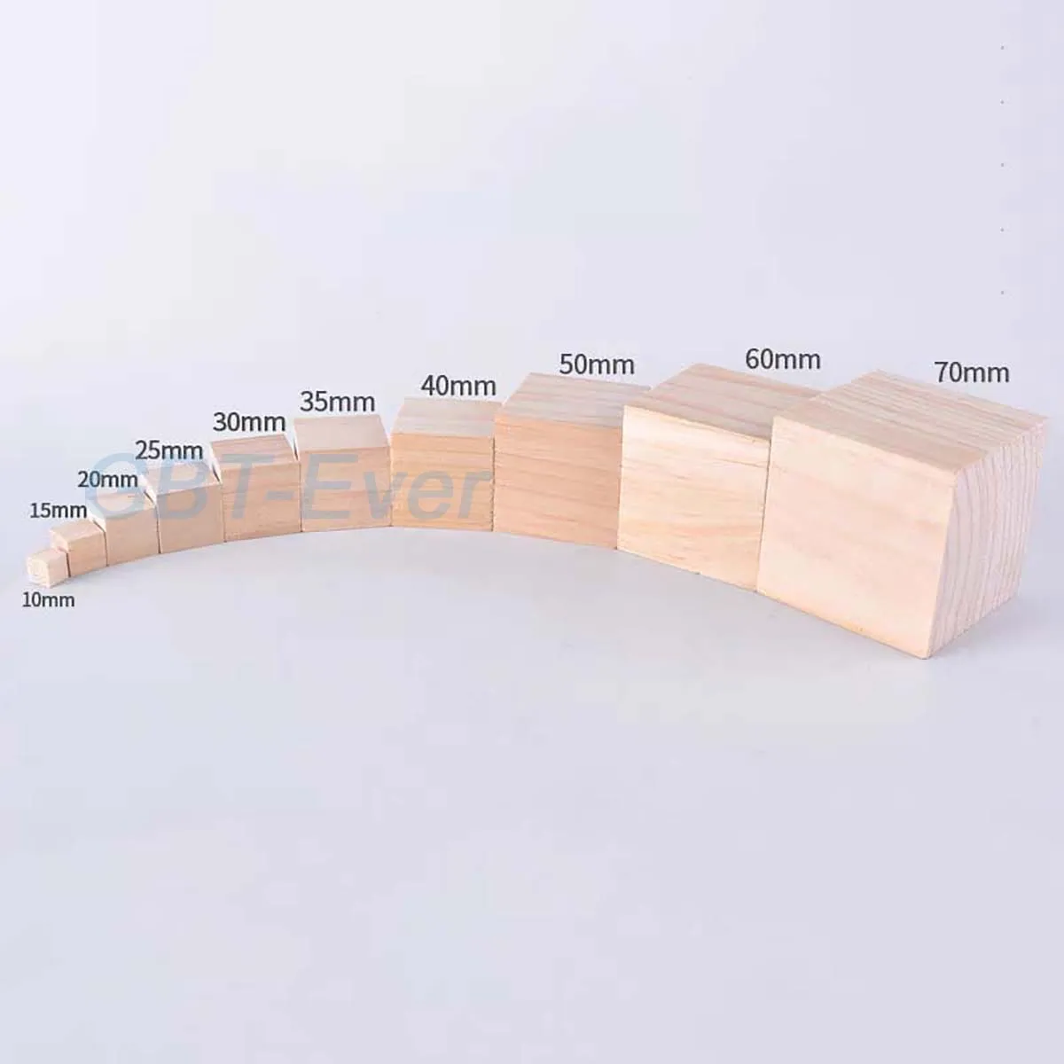 

1/2/5Pcs 10mm~70mm Natural Solid Unfinished Pine Wood Blocks Wood Cubes for Puzzle Making Photo Blocks Crafts DIY Accessories