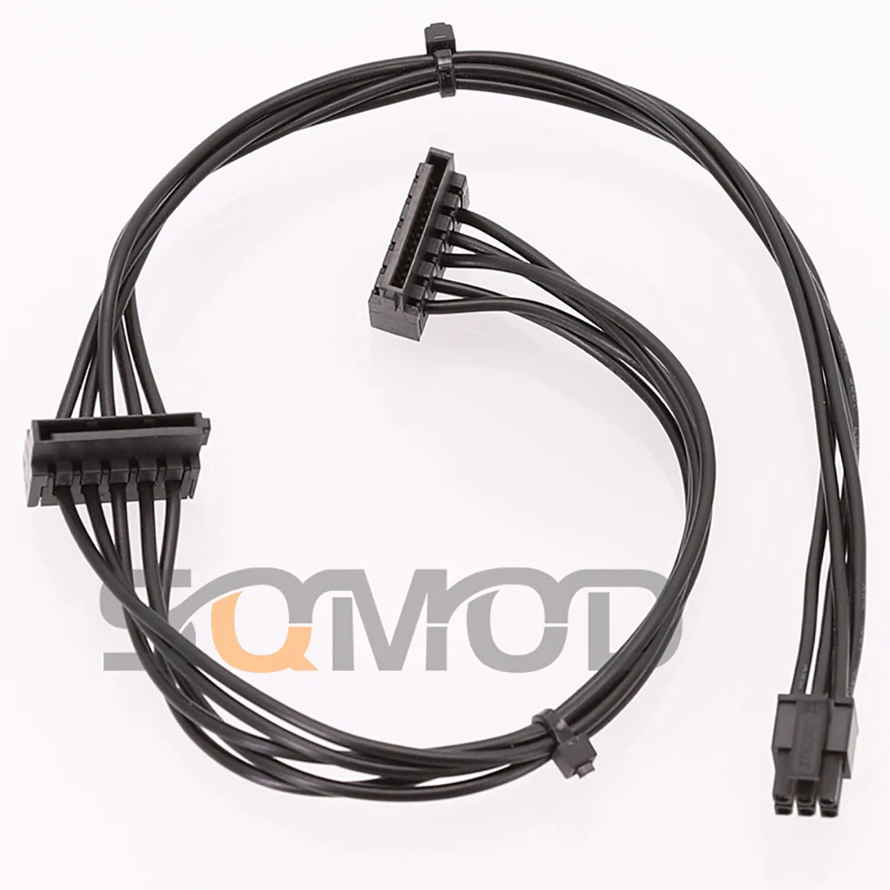 Адаптер питания для материнской платы Dell mini 6pin к Sata X1 stat x 2 SSD 18AWG 40 см для DELL 3668 3650 3660 3268