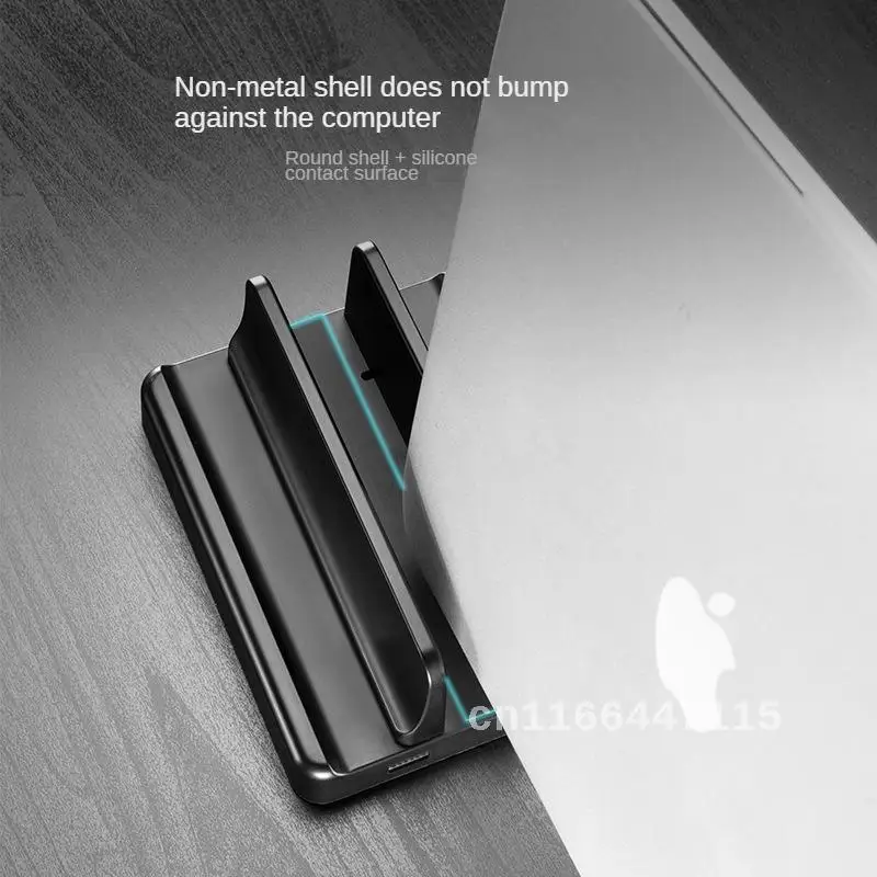 Laptop Stand vertical stand computer bracket macbook pro desktop storage shelves base mac