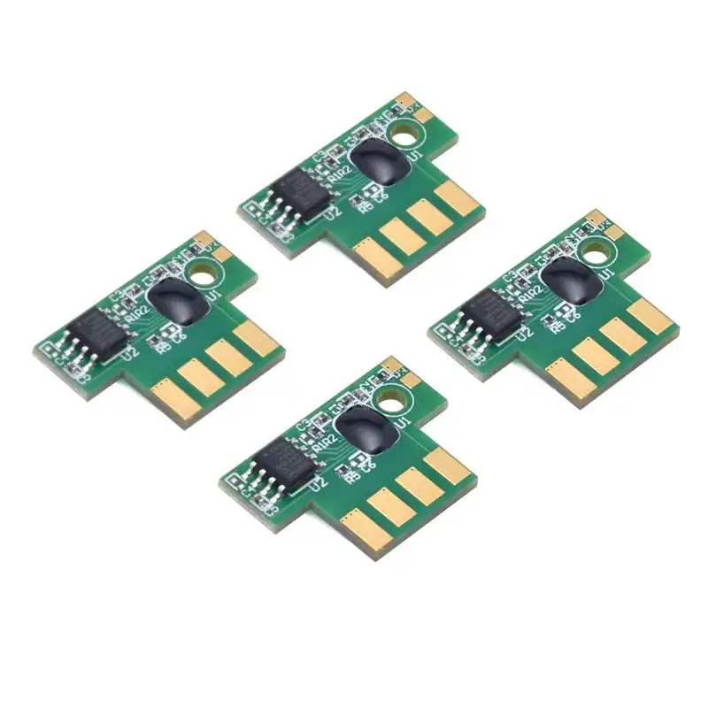 Фото 1 компл. чип CX417de CX517 EUR для принтера Lexmark CS317 CS317dn CS417 CS417dn CS517 CX317 CX317dn чип картриджа с тонером №4