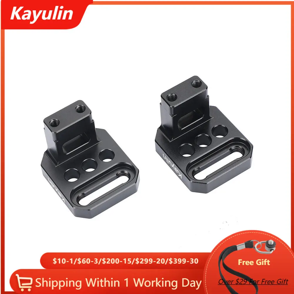 

SZRIG 2 Pcs Aluminum Alloy Connector For Wooden Handle Grip for Panasonic GH Series Camera Accessories