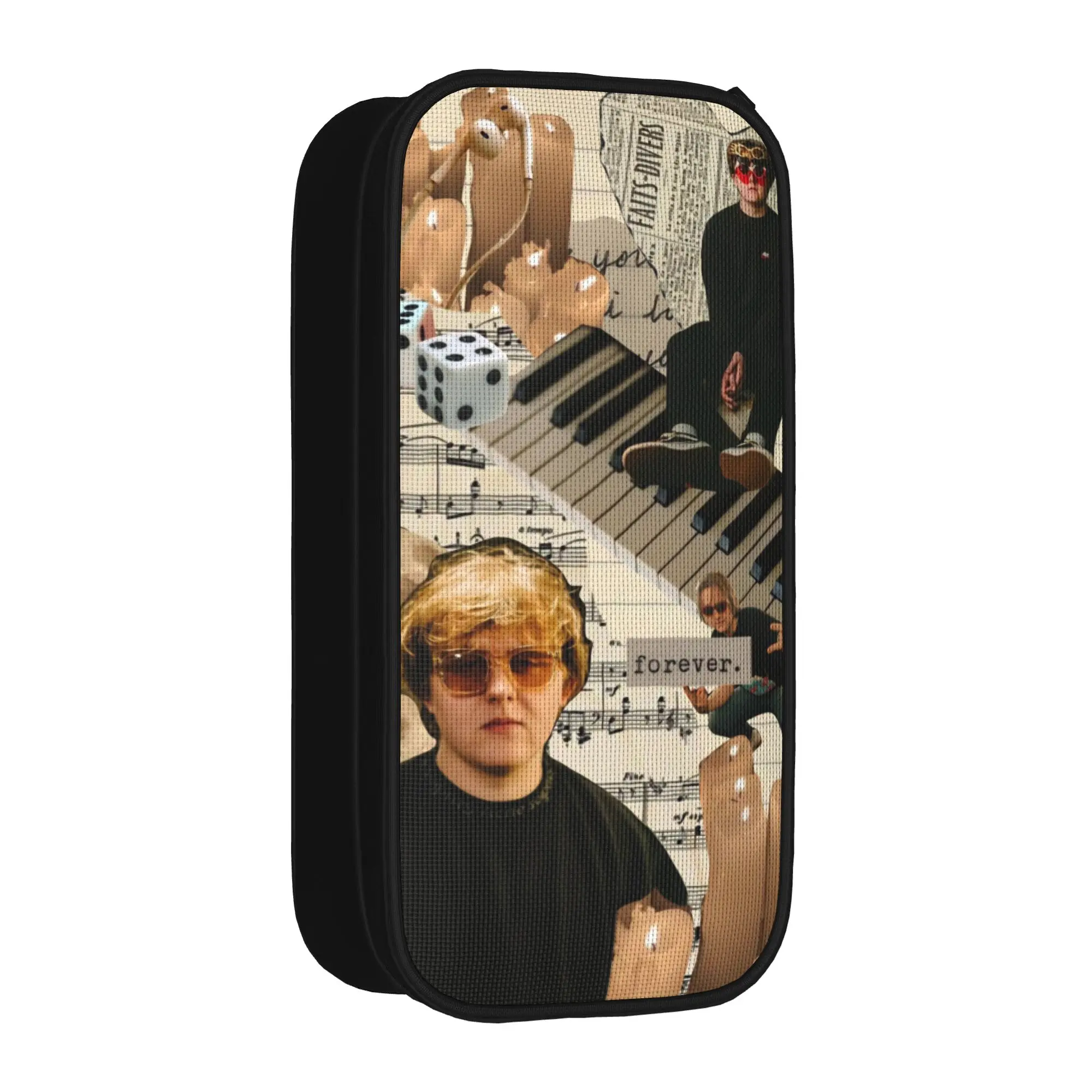 Фото Пенал Lewis Capaldi Tour 2026, двухслойный, большой вместимости, для школы, идеальный подарок №1