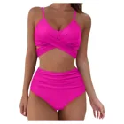 Бикини женское с высокой талией, в бразильском стиле