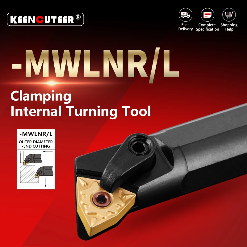 

-MWLNR/L Internal Turning Tool S16Q-MWLNR S20R-MWLNR S25S-MWLNR S32T-MWLNR Lathe Bar Turning Holder CNC Cutting Tool Cutter Bar