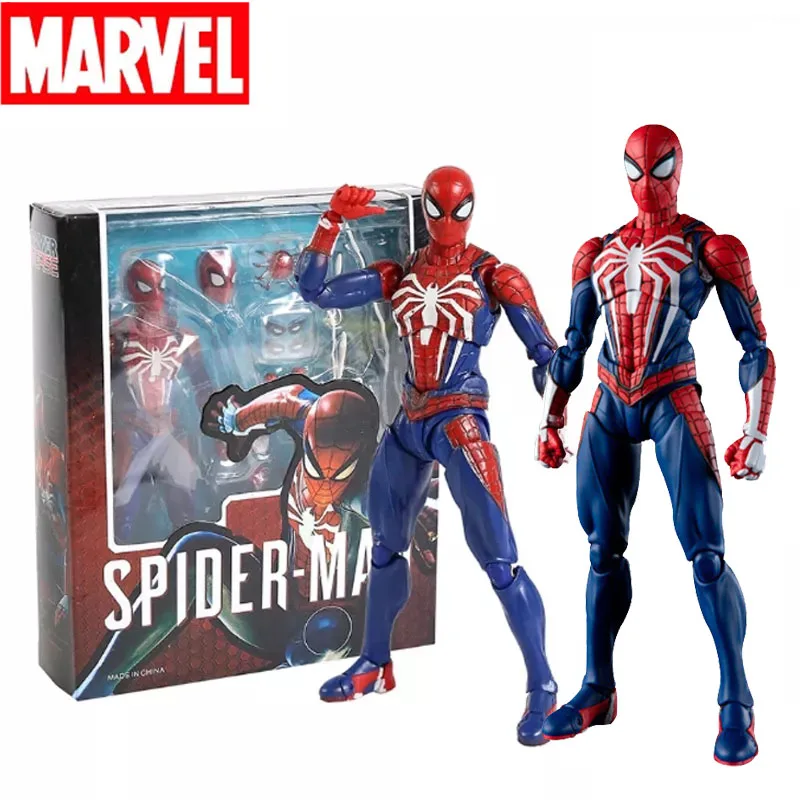 Фигурка героя аниме Marvel Человек-паук искусство Мстители обновленный костюм Ps4