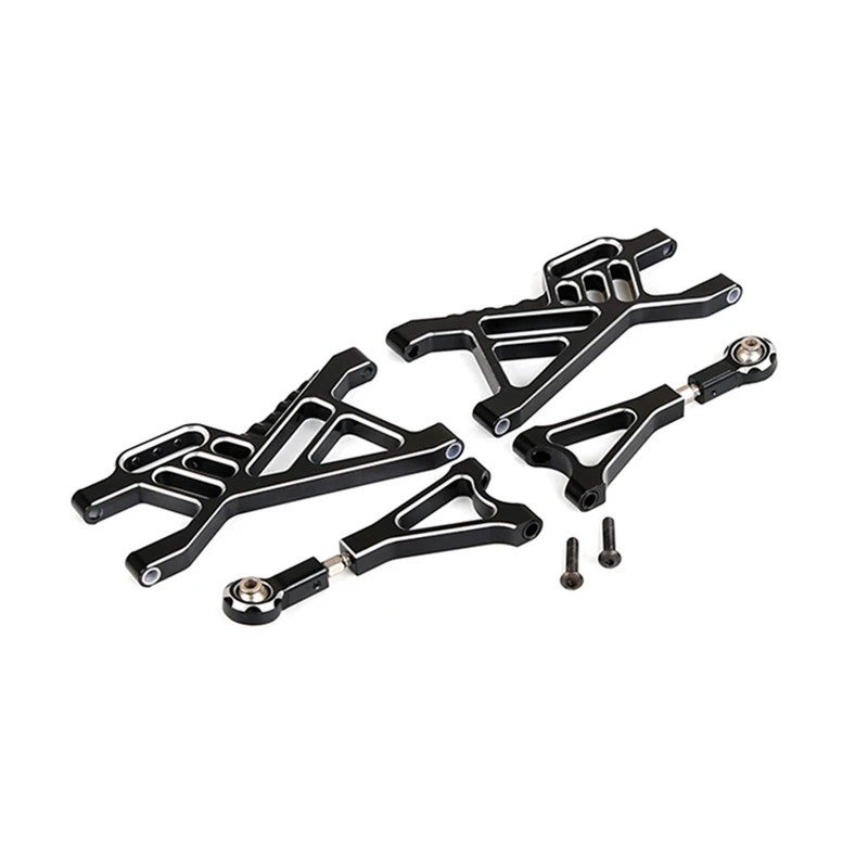 

1Set Rc Car Toys Games Parts Rear Suspension Arm Kit For 1/5 HPI ROFUN BAHA ROVAN KM BAJA 5B 5T 5SC Black