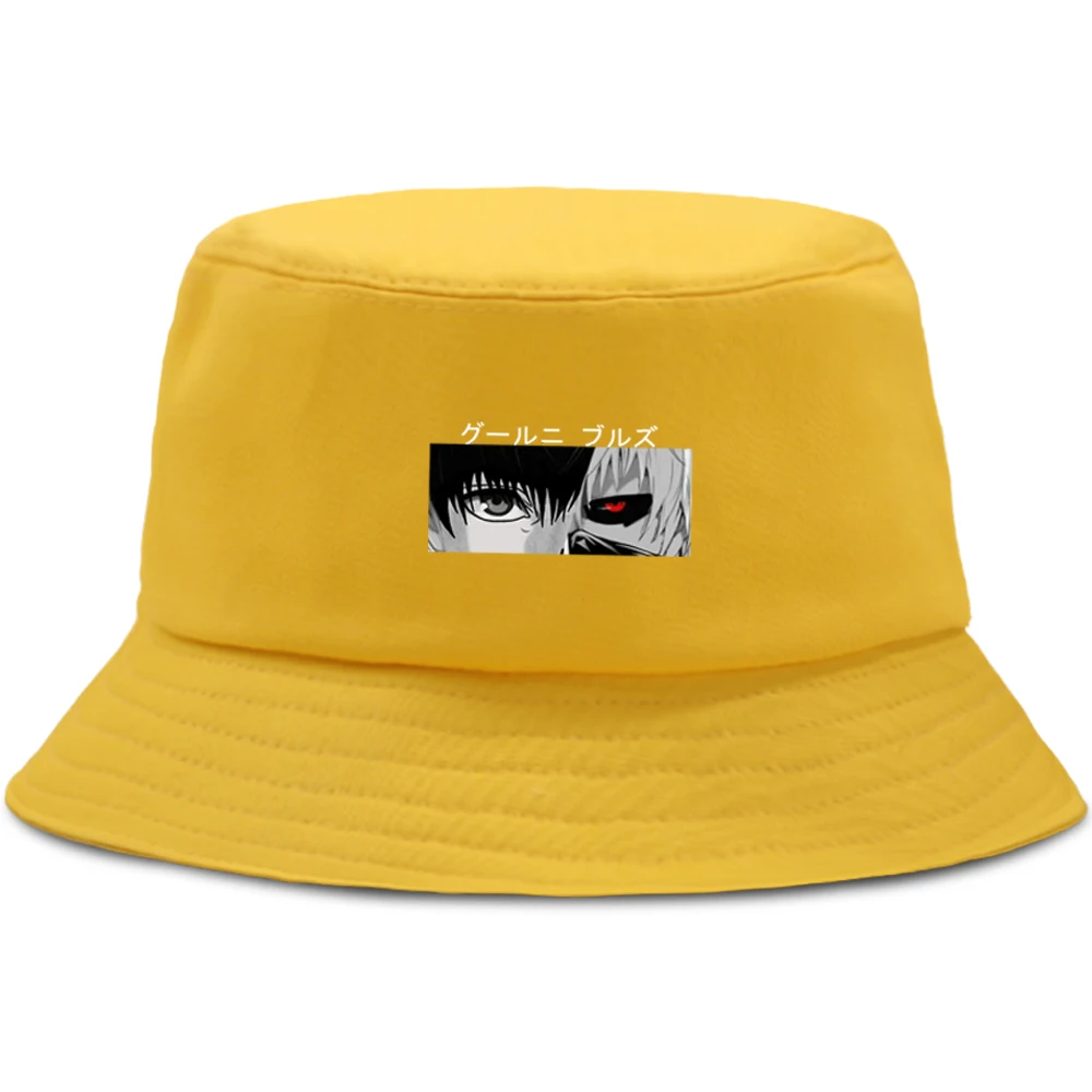 Панама с белыми буквами Токийский Гуль для мужчин и женщин Соломенная пиратскими