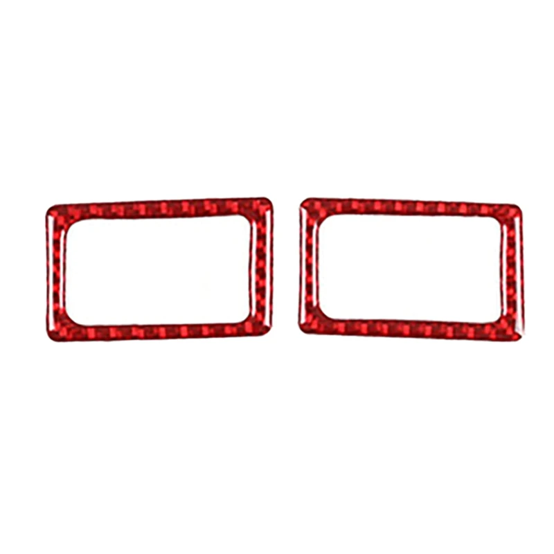 

Car Soft Carbon Fiber Car Door Lock Pin Button Knob Frame Cover Trim For Nissan GTR R35 2008-2016