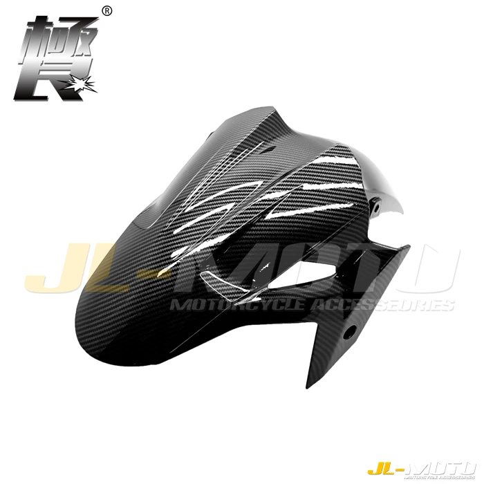 

Для Kawasaki Ninja400 EX400 Z400 2018 2019 2020 углеродное волокно окрашенный обтекатель переднее крыло брызговик панель