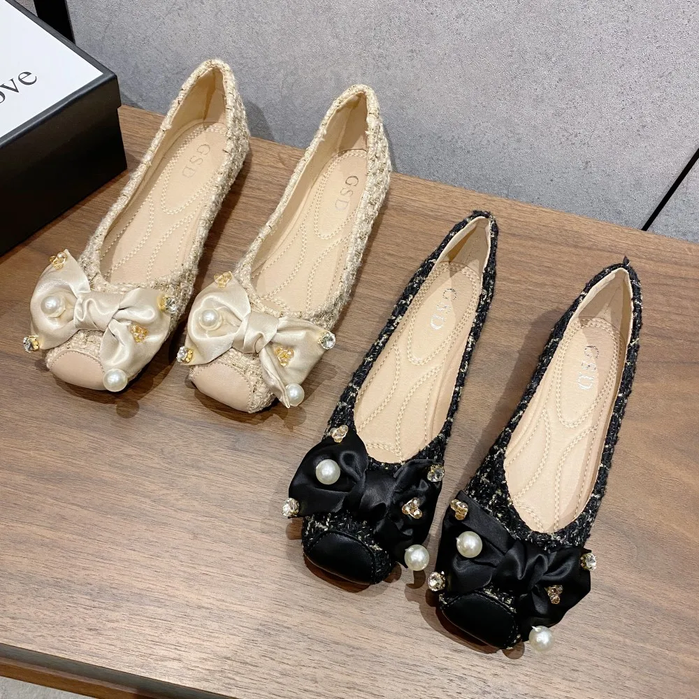 2022 Fashion Brand Spring Summer Women's Ballet Flat Shoes Mixed Colors Casual Loafers Office Ladies Work Driving Single Shoes