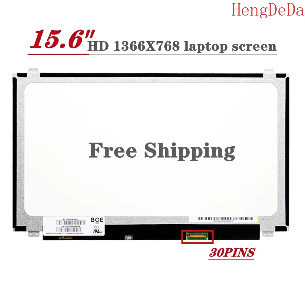 15 6-дюймовый тонкий 30-контактный экран ноутбука EDP LP156WHB A1 B1 C1 D1 TP LP156WH3 S1 LP156WHU TPG1 N156BGE