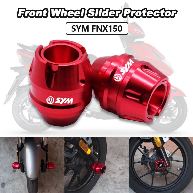 

FOR SYM FNX150 Motorcycle CNC Front Fork Wheel Fall Protection Slider Anti Crash Protector