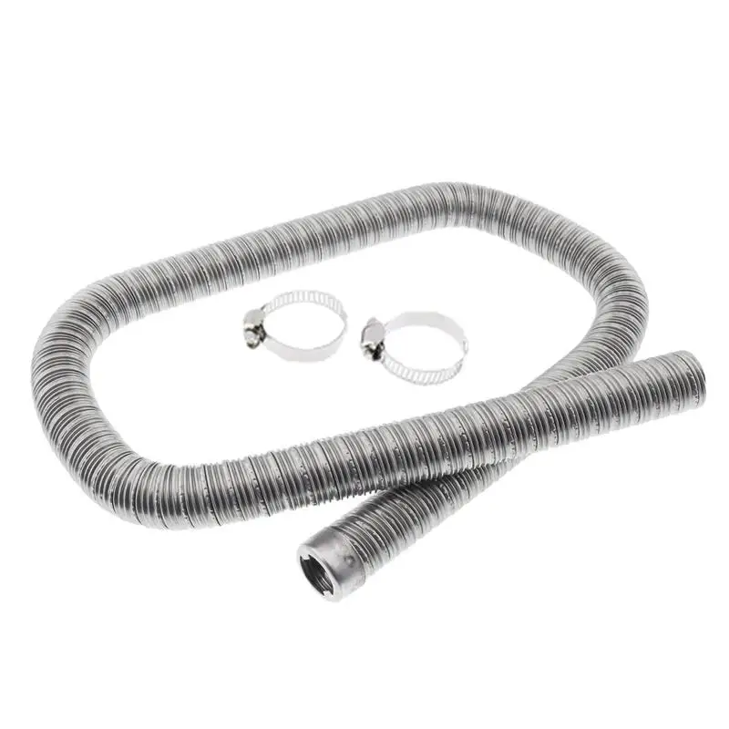

car Air Heater Exhaust Hose Stainless Steel Oil Tank Vent Pipe Parking Air Heater Exhaust Line For Car Truck 60/100/150/200cm