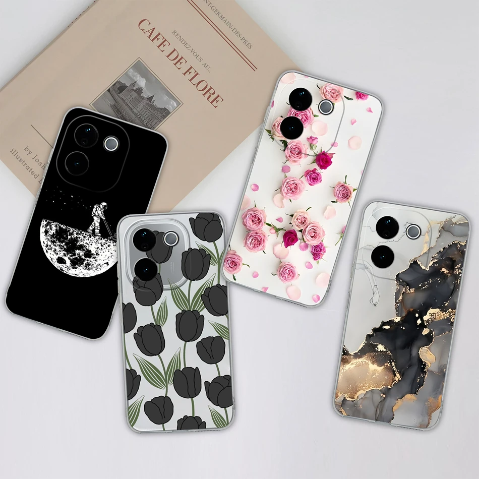 Чехол для телефона iQOO Z9S Pro Vivo T3 креативная задняя крышка с несколькими узорами T3Pro